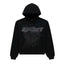 Sp5der Rhinestone P*nk V2 Triple Black Hoodie