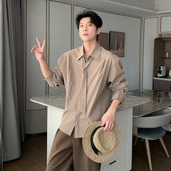 Wrinkle-Free Long Sleeve Casual Shirt