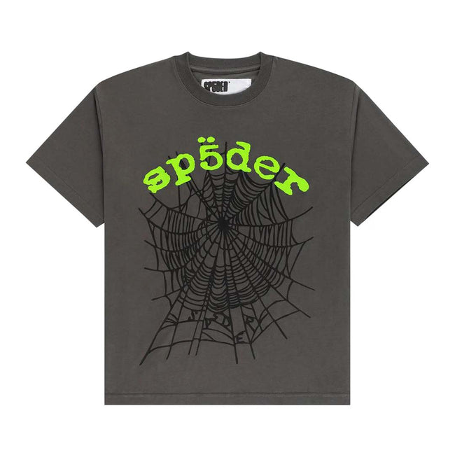 Sp5der OG Web V2 Tee 'Slate Grey' Hover Image