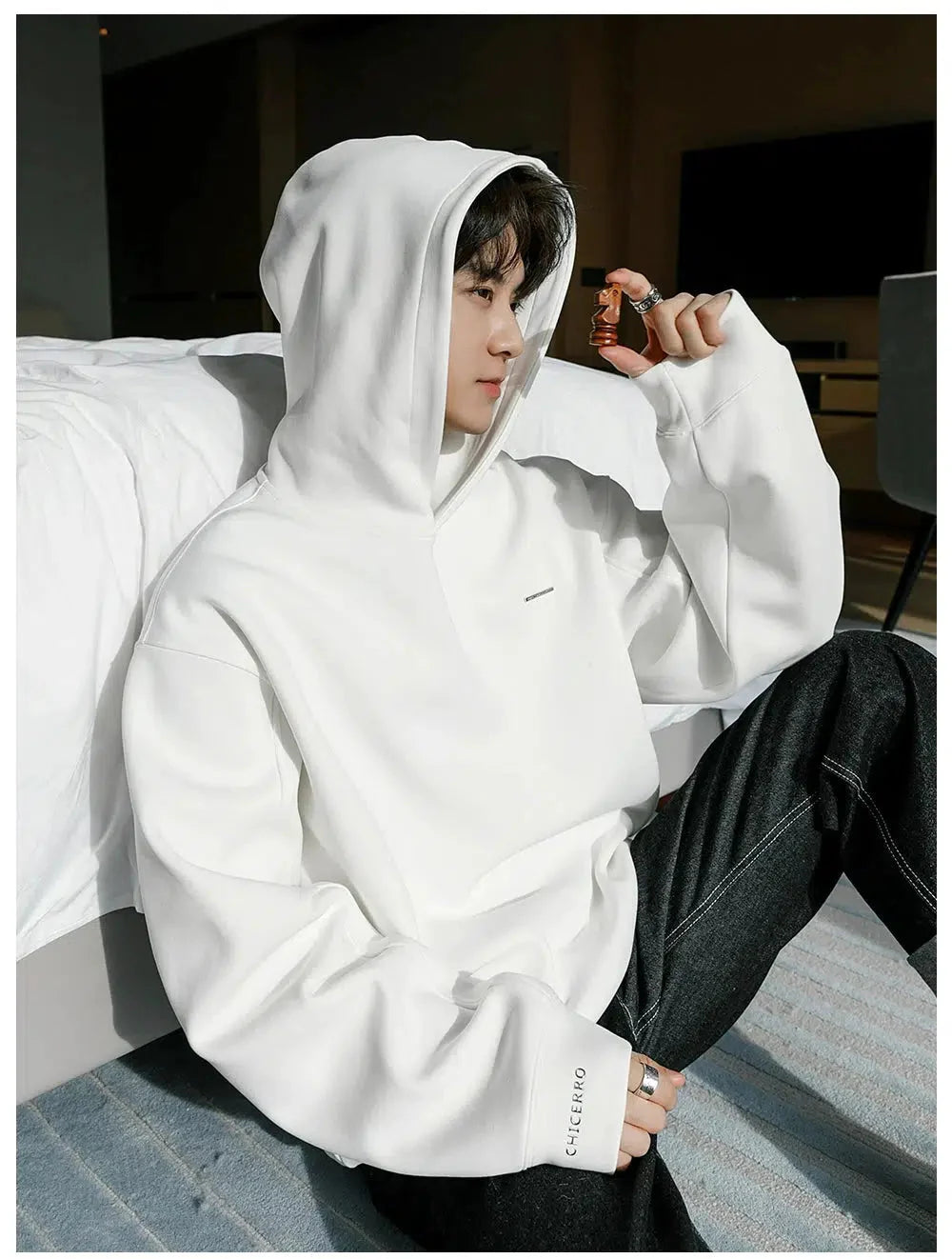 Basic Logo Hooded Sweatshirt