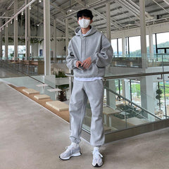 Basic Sports Hoodie & Jogger Pants