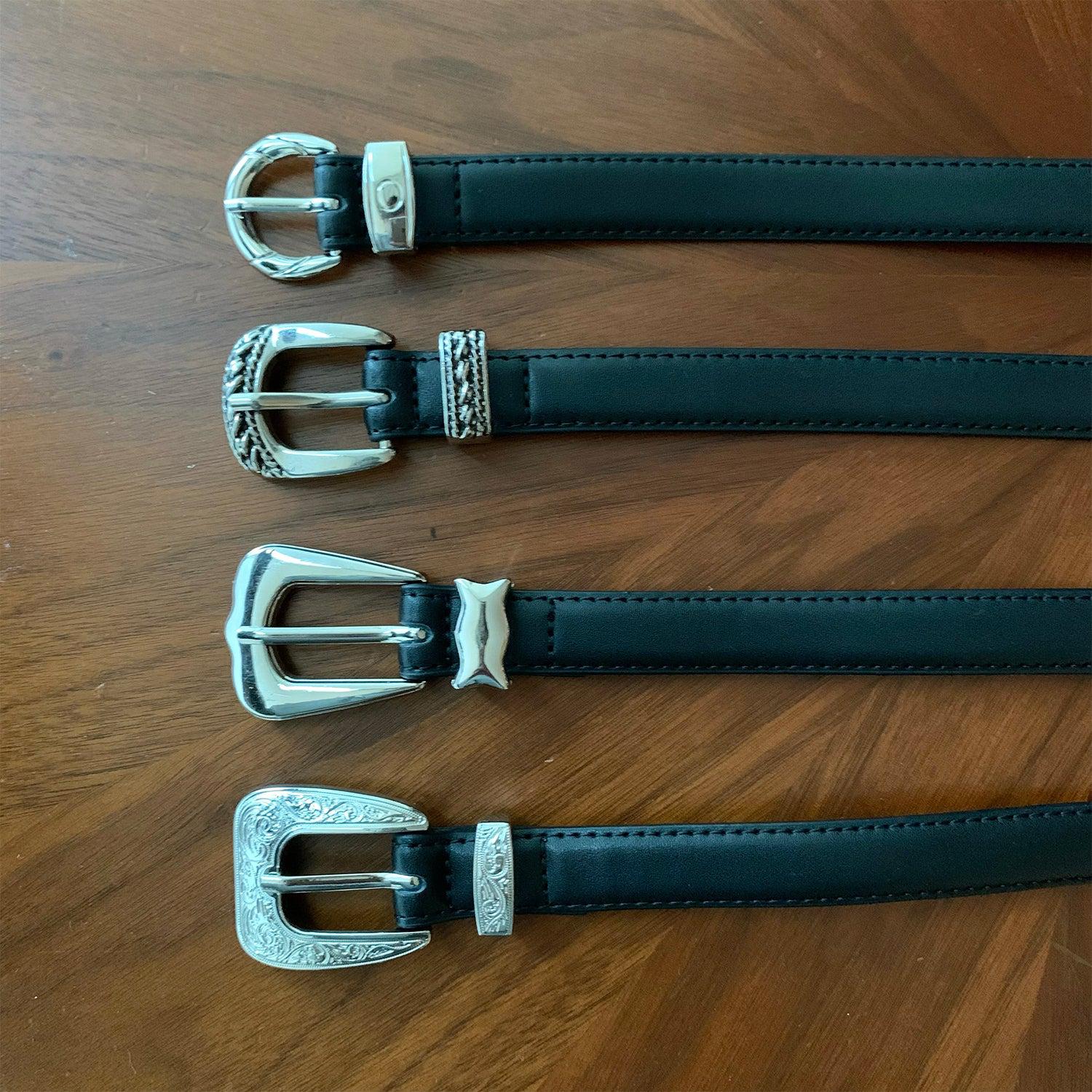 Black Leather Belt