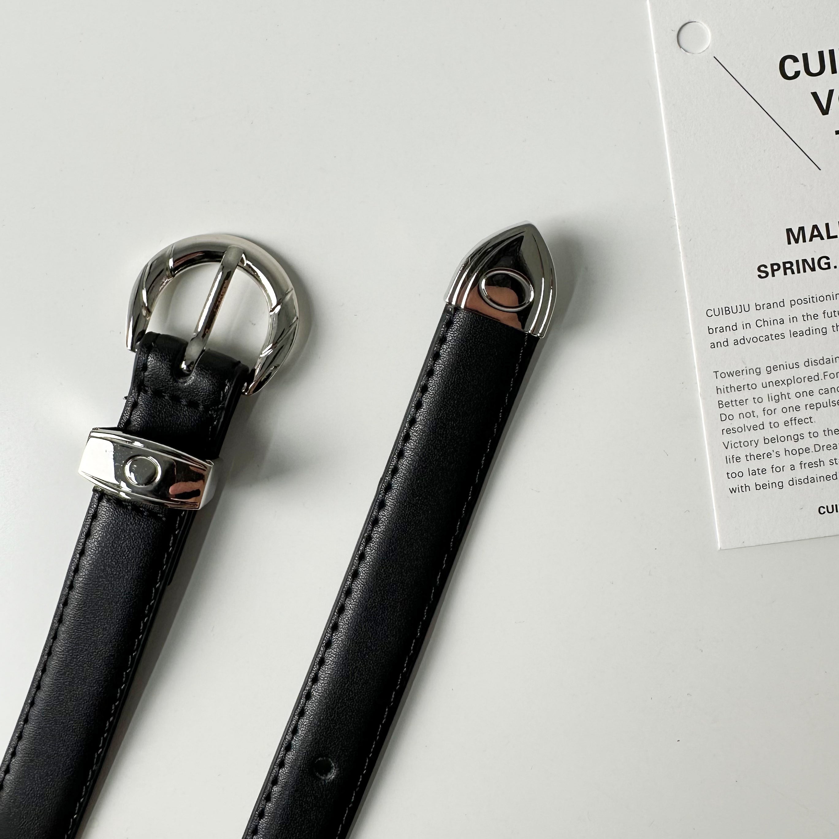 Black Leather Belt