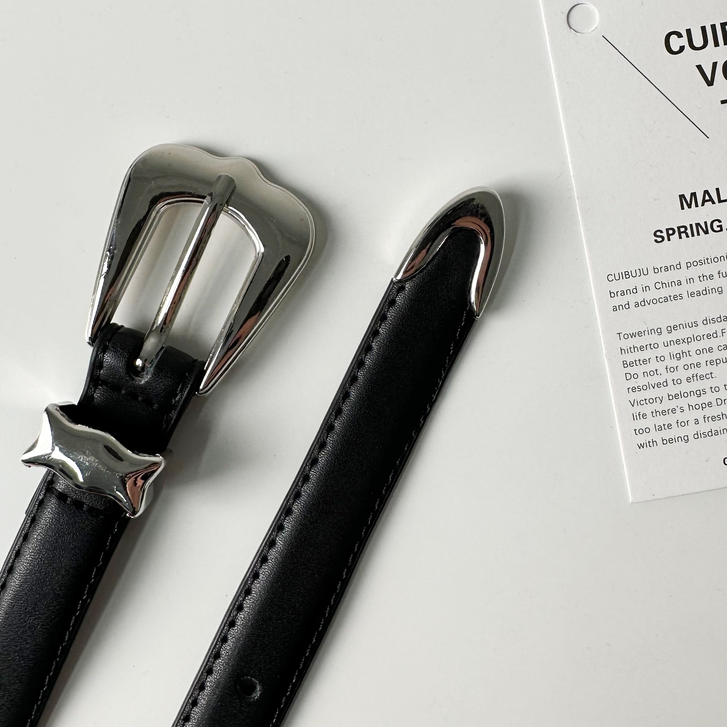 Black Leather Belt