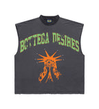 Bottega Desires Unruly Desires Sleeveless Tee Black