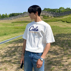 Casual Letter Print T-Shirt