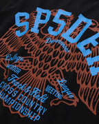 Sp5der Champions League Slub Tee Black/Blue