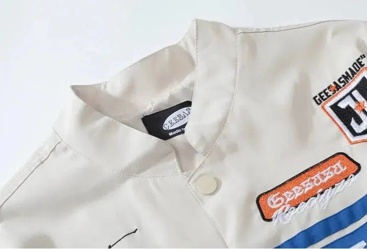 Detachable Motorcycle Retro jacket