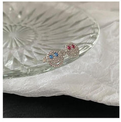 Diamond Smiley Face Earrings
