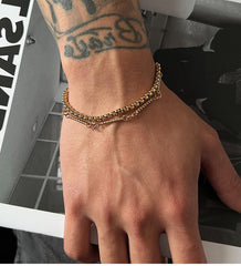 Double-Layer Titanium Bracelet