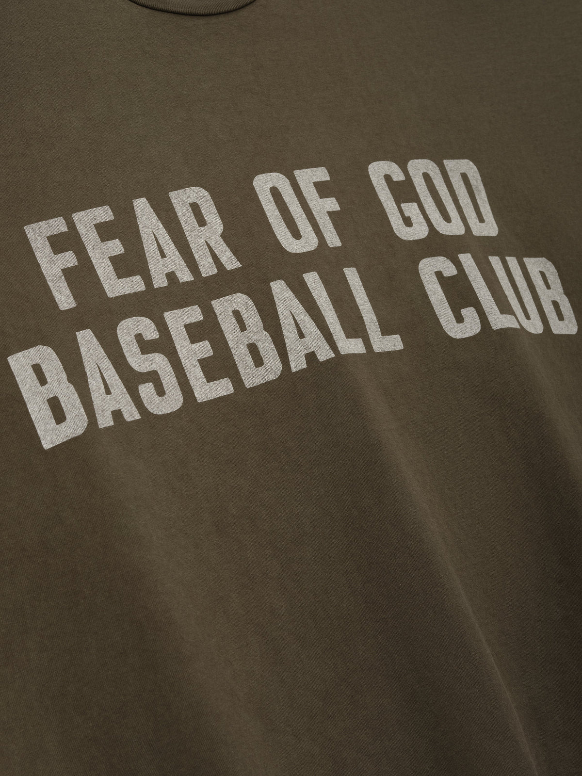 Fear Of God Essentials Baseball Club Tee