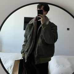 Fleece Bomber Jacket