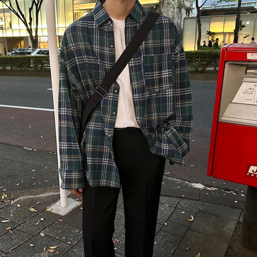 Green Plaid Shirt