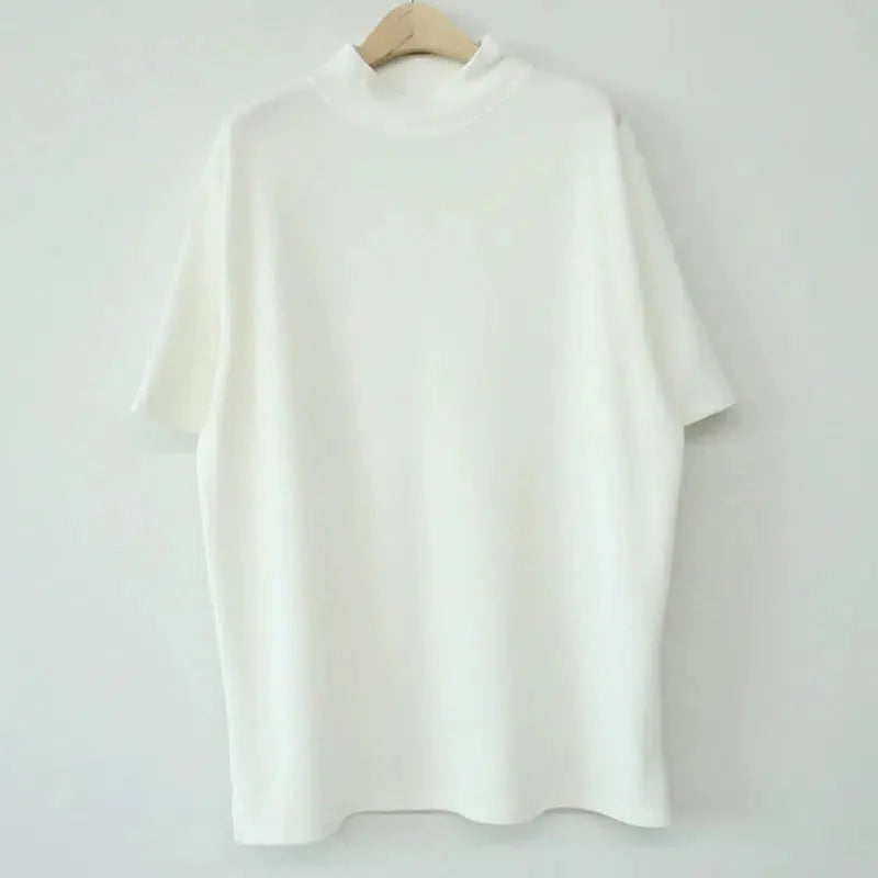 Half Turtleneck Short Sleeve T-shirt