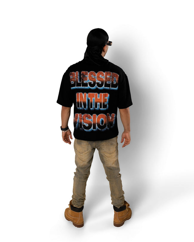 GLAZA GOD Divine - Heavyweight Terry Oversized Tee Main Image