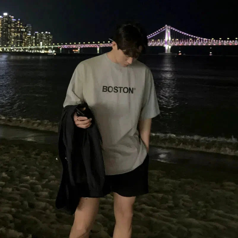 Loose Fit Crew Neck T-shirt