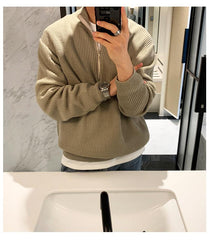 Loose Half-zip Sweater