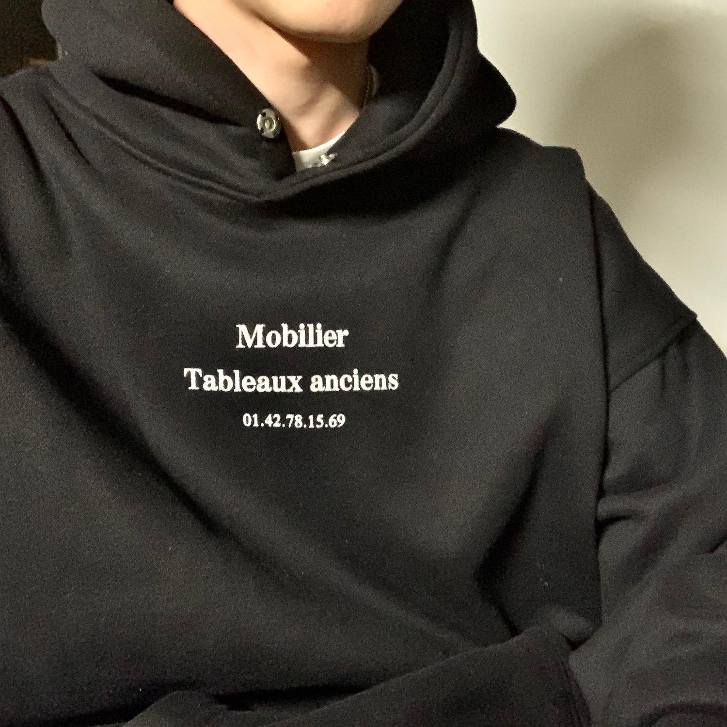 Loose Hooded Sweatshirt