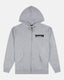 MAG LOGO - ZIP UP HOODIE - GREY