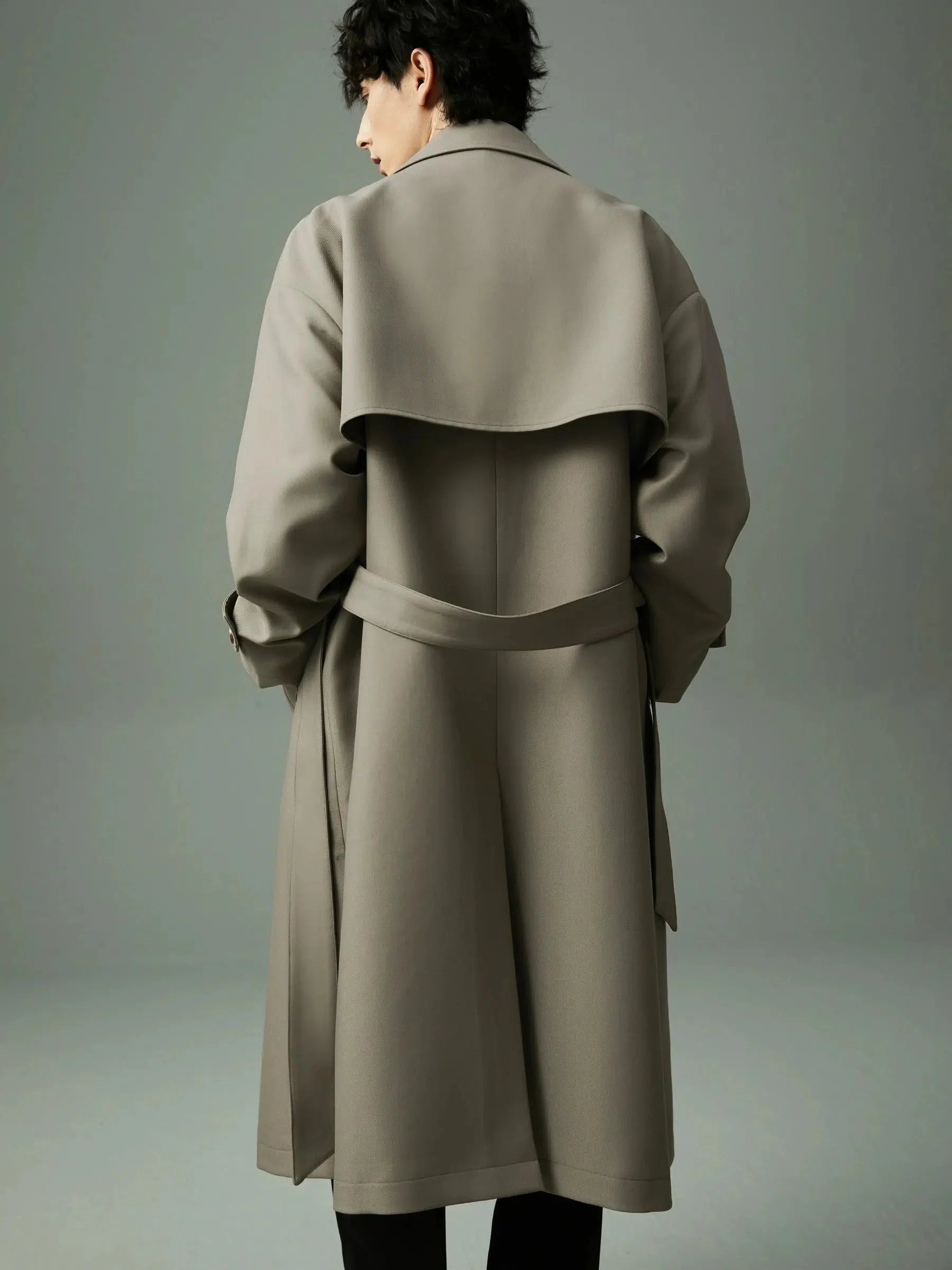 Long Double-Breasted Coat