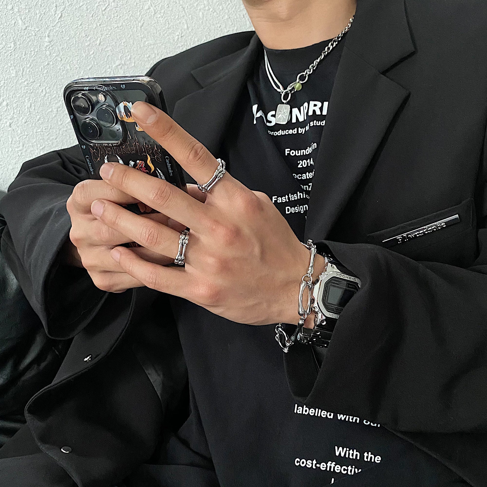 Metal Bone Ring