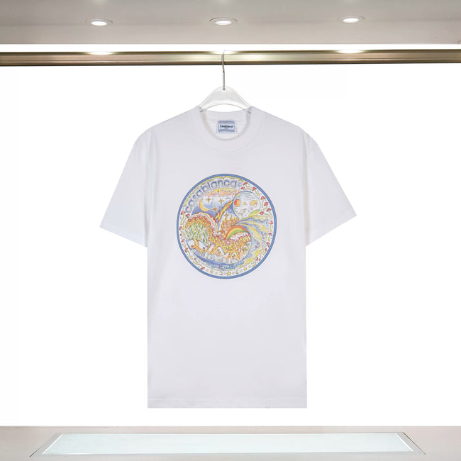 Casablanca Circular Medallion Pattern Print Short Sleeve T-Shirt Hover Image