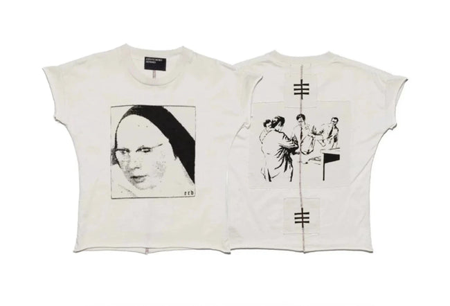 Enfants Riches Déprimés Mona Lisa Art Off-White Baby Tee Hover Image
