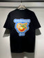 Casablanca Casablanca Paris Peach Wing Graphic Black Short Sleeve T-Shirt Unisex