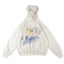 Saint Vanity Artistic Graffiti Graphic Hoodie - Off-White