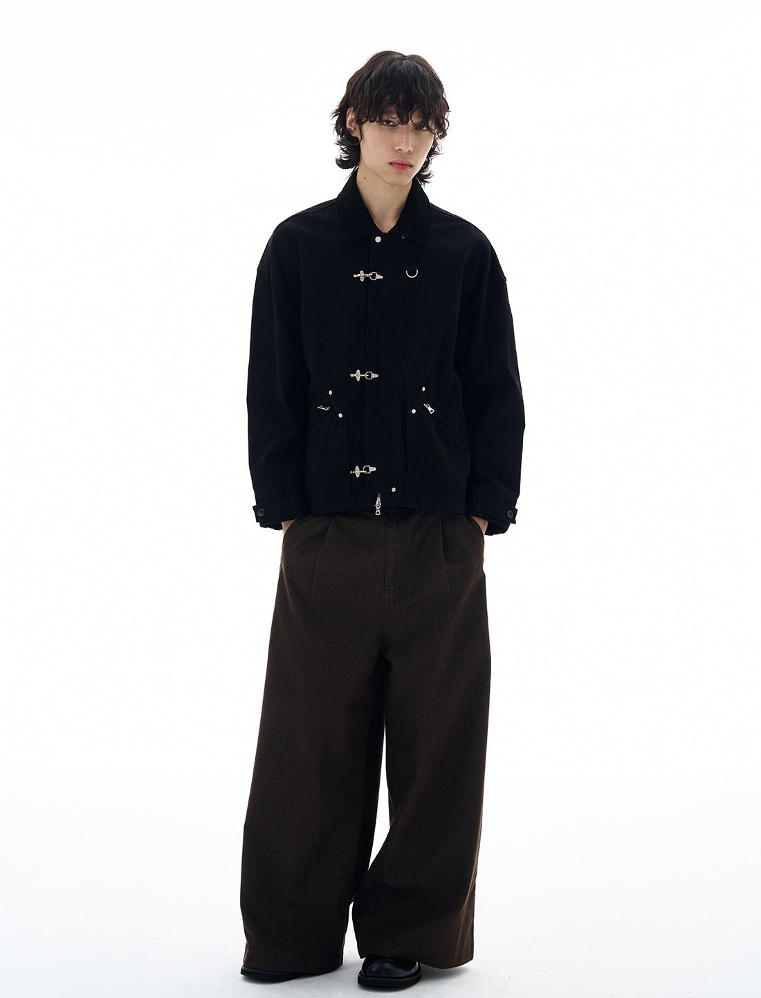 Aircraft Button Cargo Coat