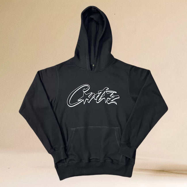 Corteiz Signature Script Heavyweight Hoodie black Hover Image