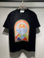Casablanca Rainbow Trophy Arch Graphic Black Short Sleeve T-Shirt Unisex