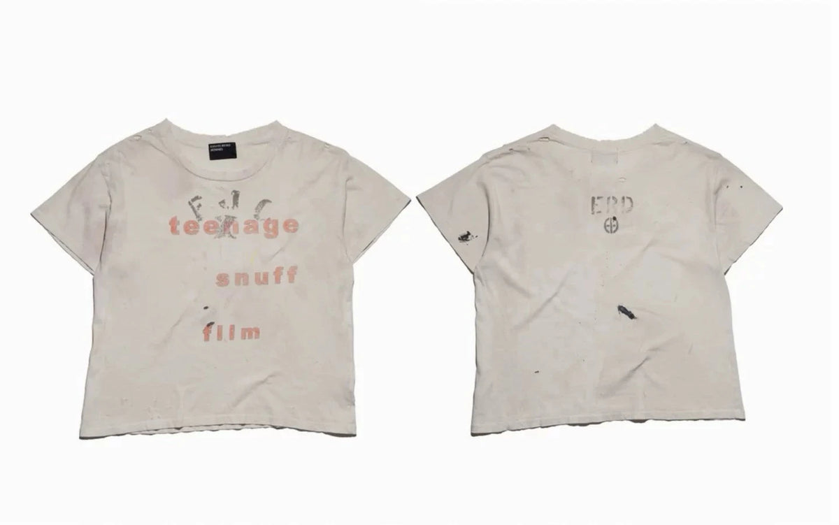 Enfants Riches Déprimés Teenage Snuff Film Off-White Tee