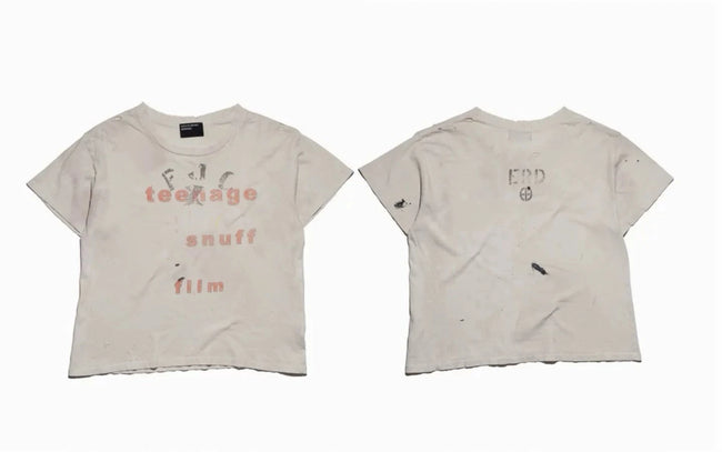 Enfants Riches Déprimés Teenage Snuff Film Off-White Tee Hover Image
