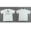 Patta Grey Script Logo White Short Sleeve T-shirt Unisex