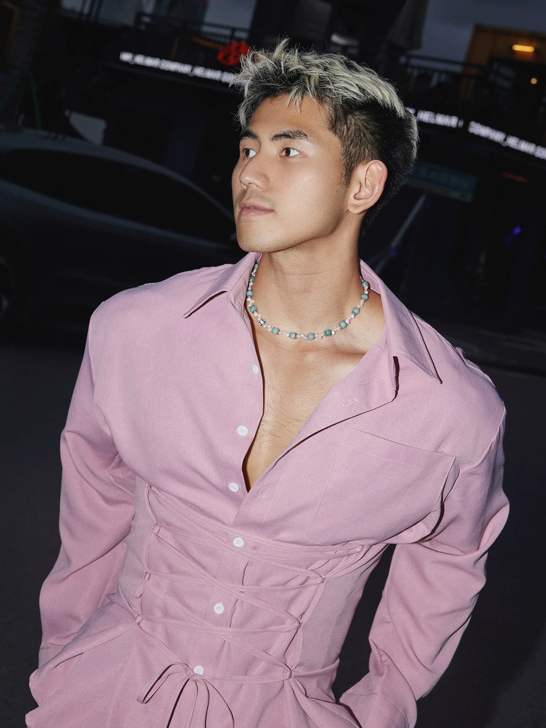 Tie-Up Casual Shirt