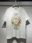 Casablanca Casa Blanca Round Portrait Art Graphic White Short Sleeve T-Shirt Unisex