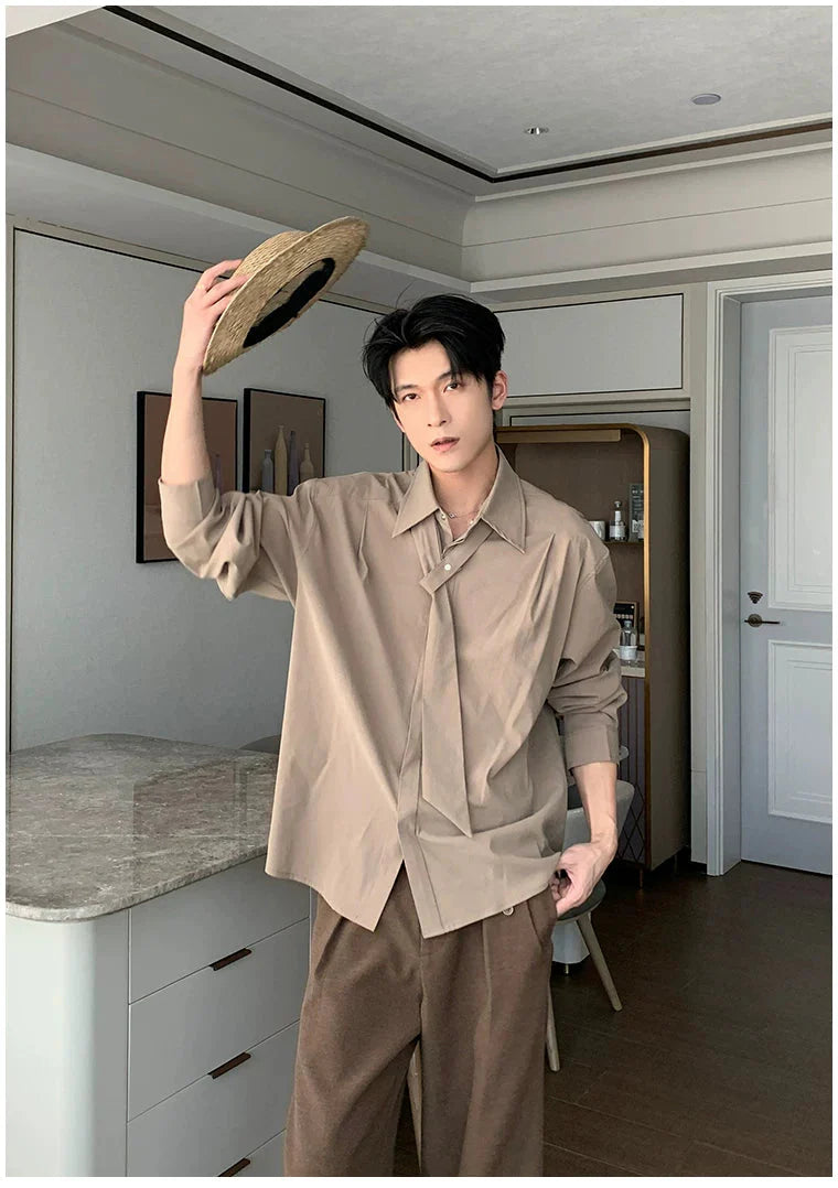 Wrinkle-Free Long Sleeve Casual Shirt