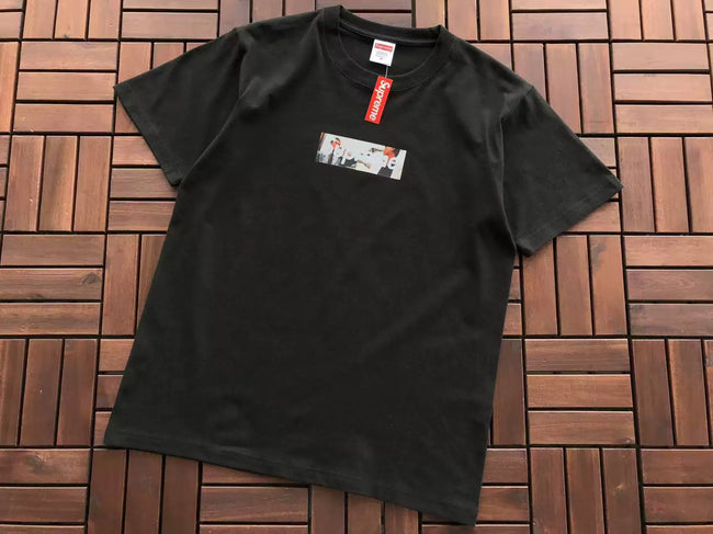 Supreme Photo Box Logo T-Shirt Black Hover Image