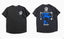 Enfants Riches Déprimés Blue Graphic Dual Print Black Tee