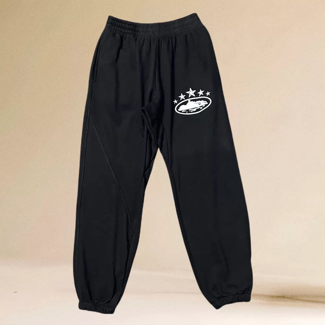 Corteiz 5-Star Devil's Island Heavyweight Sweatpants black Hover Image