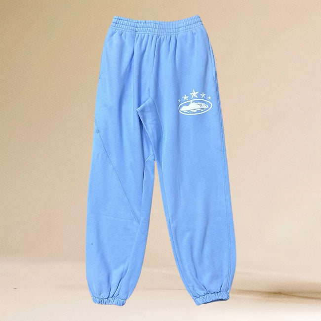Corteiz 5-Star Devil's Island Heavyweight Sweatpants blue Hover Image