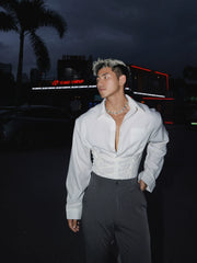 Tie-Up Casual Shirt
