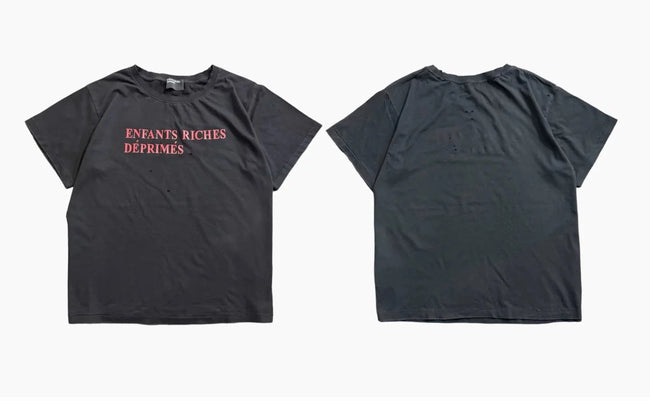 Black ERD Red Text Logo Tee Hover Image