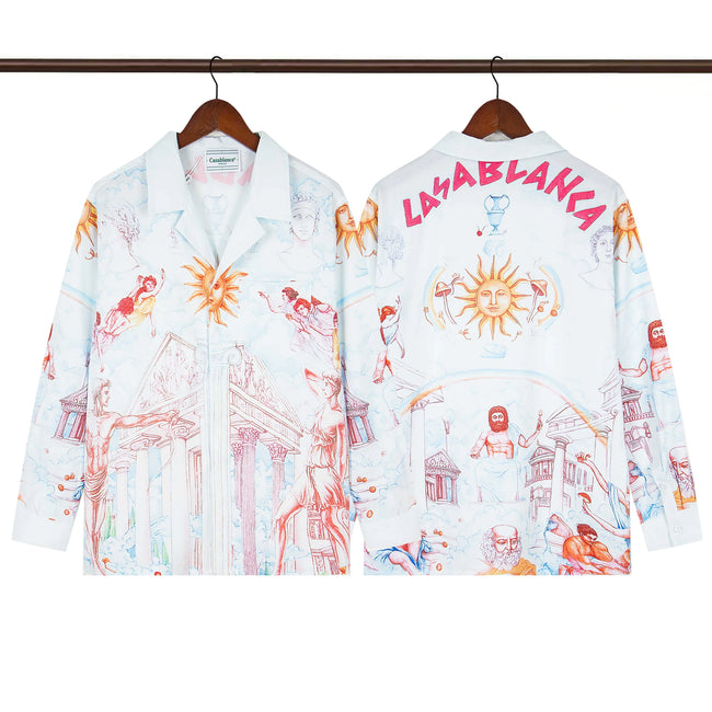 Casablanca Casa Blanca Sun Temple Long Sleeve Overshirt Jacket Unisex Hover Image