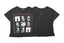 Enfants Riches Déprimés Self-Delusion Grid Portrait Black Tee