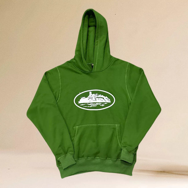 Corteiz Alcatraz Island Heavyweight Hoodie green Hover Image