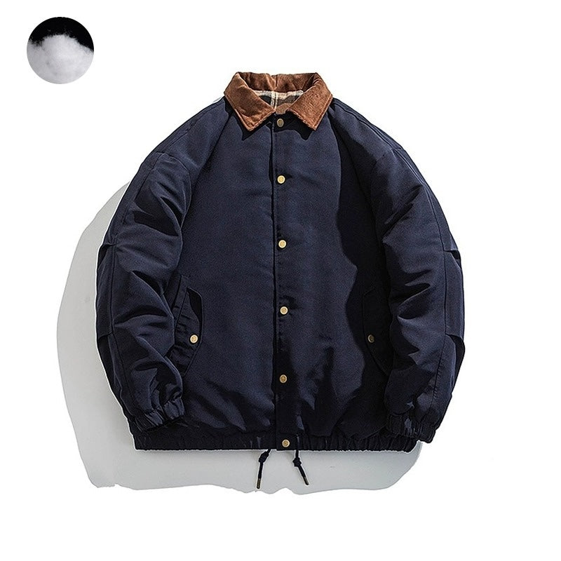 Corduroy Collar Bomber Jacket