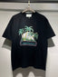 Casablanca Palm Tree Resort Graphic Black Short Sleeve T-Shirt Unisex