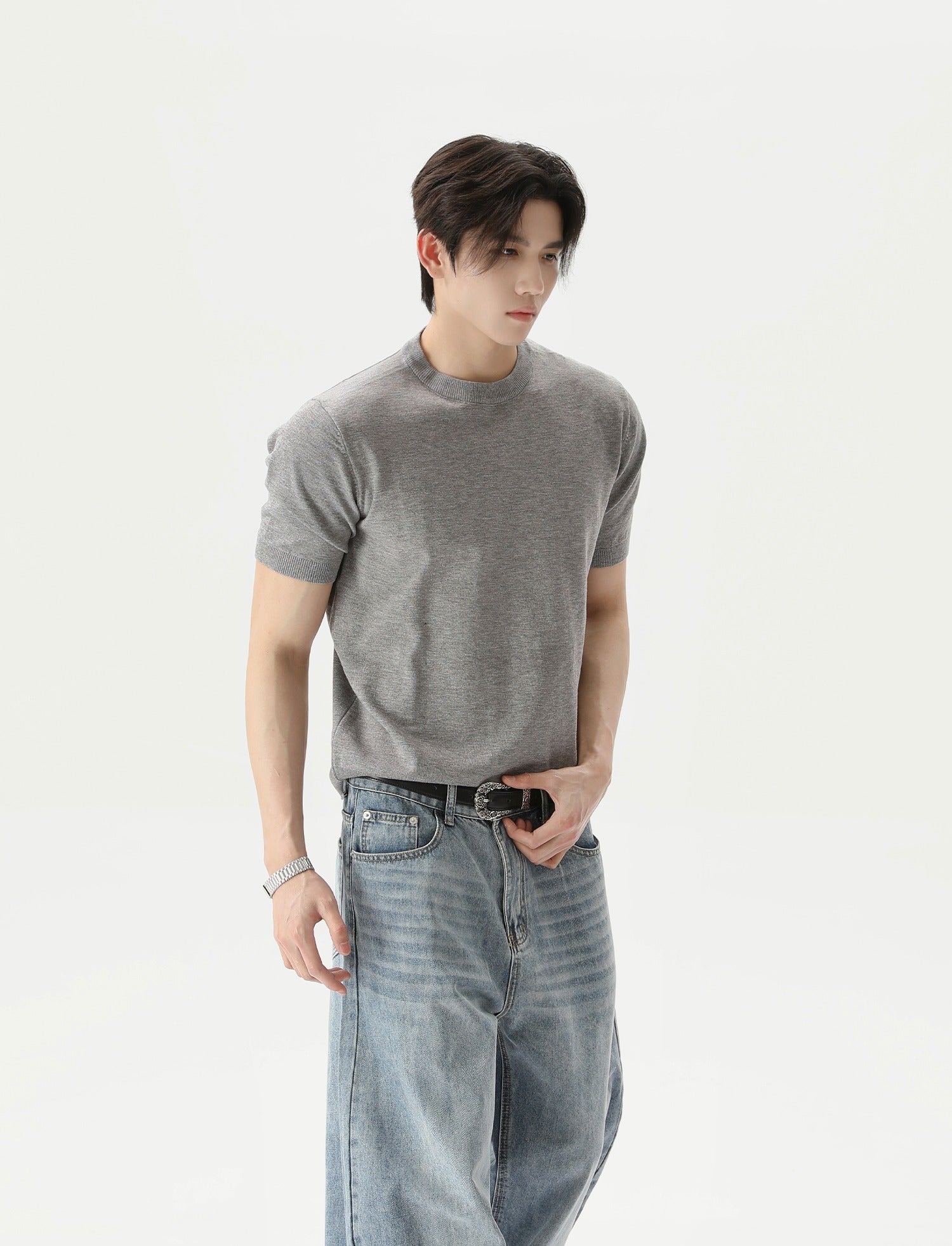 Round Neck Short Sleeve T-shirt